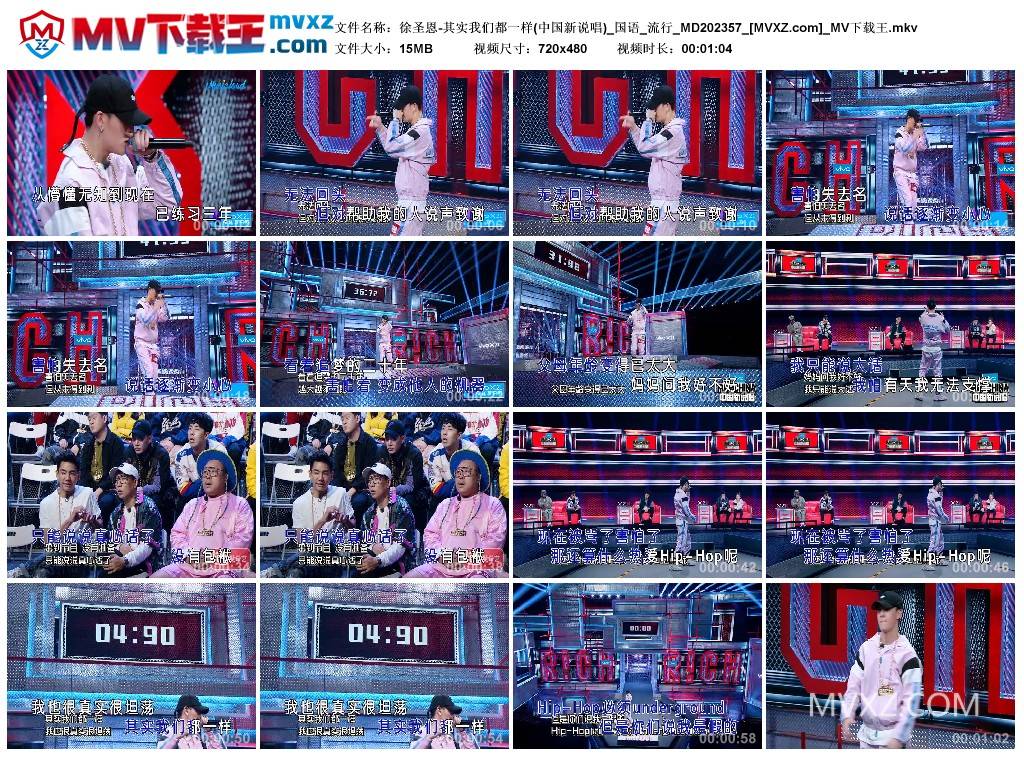 徐圣恩-其实我们都一样(中国新说唱)_国语_流行_MD202357